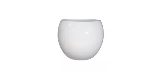 Übertopf Keramik weiß