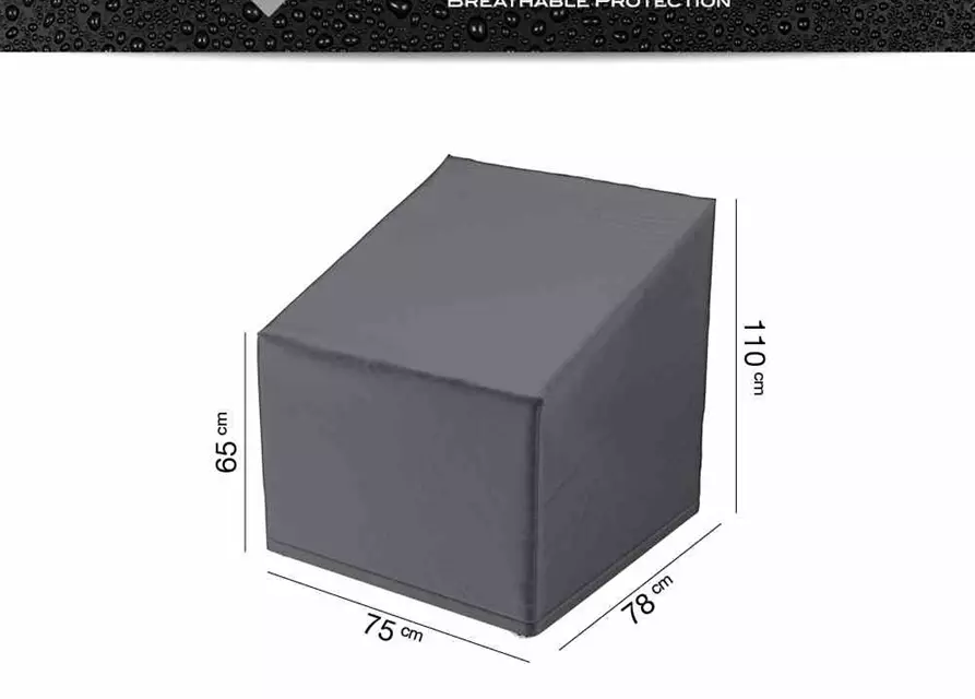 Aerocover Schutzhülle für Loungesessel 75x78x65/110 cm