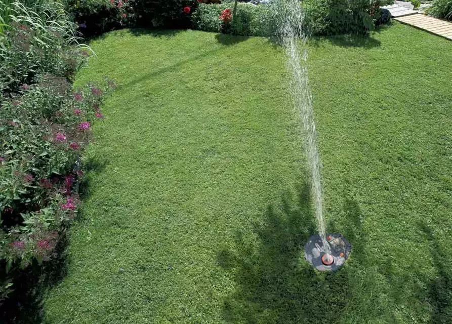 Gardena KomplettSet mit VielflächenVersenkregner AquaContour