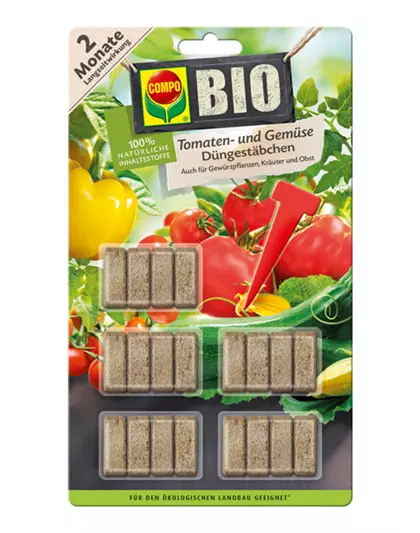 Compo BIO Tomaten- und Gemüse Düngestäbchen 