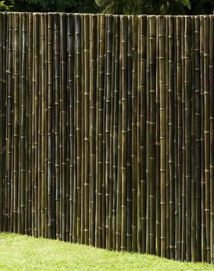 Bambusmatte Black Bambus Sichtschutz Ø ca. 20-35mm