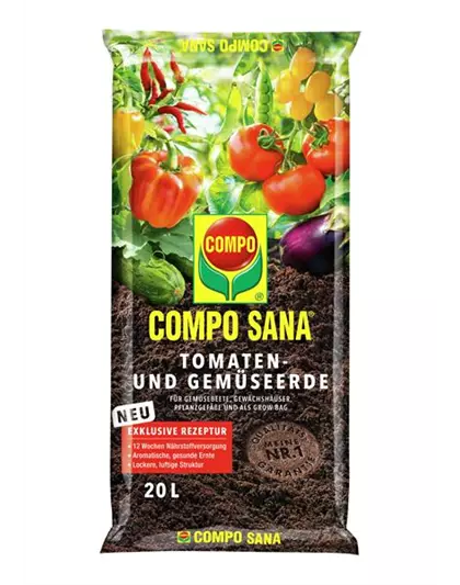 Compo Sana Tomaten- und Gemüseerde 