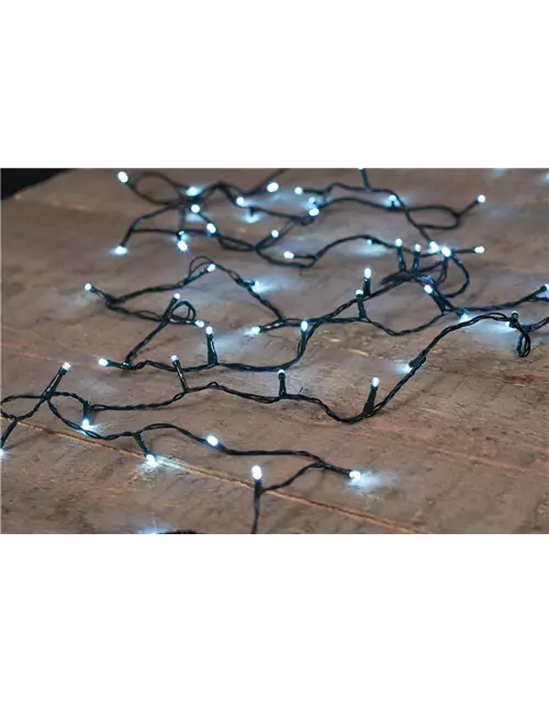 LED Kette Premium 6M 80Lights kalt weiß für Innen & Außen