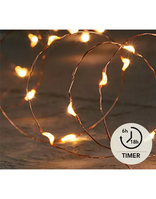 LED WIRE INDOOR KUPFERDRAHT 100LIGHTS 5M LED CLASSICWARM
