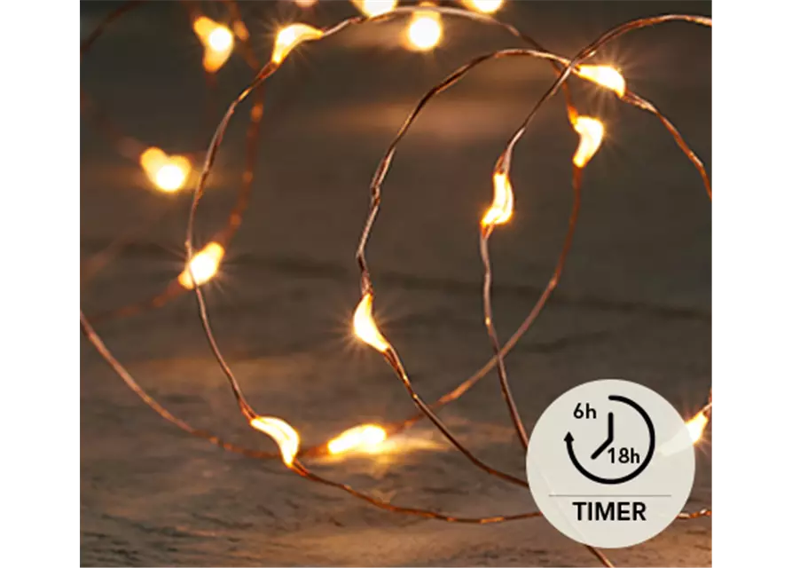 LED WIRE INDOOR KUPFERDRAHT 100LIGHTS 5M LED CLASSICWARM