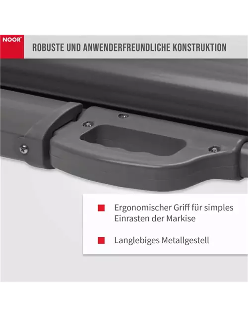 Seitenmarkise Exklusiv 120x350 cm anthrazit