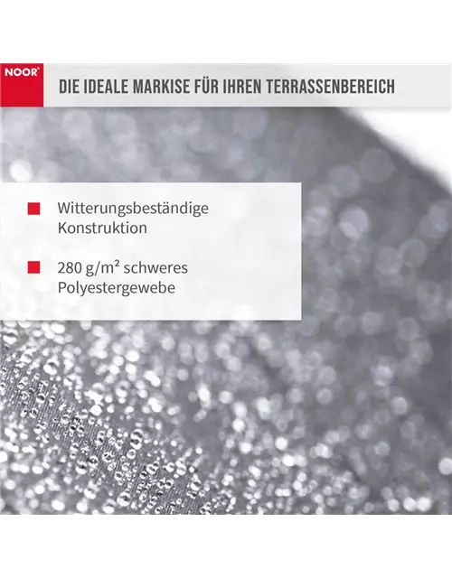 Seitenmarkise Exklusiv 120x350 cm anthrazit