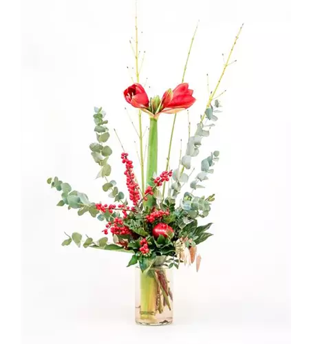 Weihnachtsstrauß "Amaryllis Red"