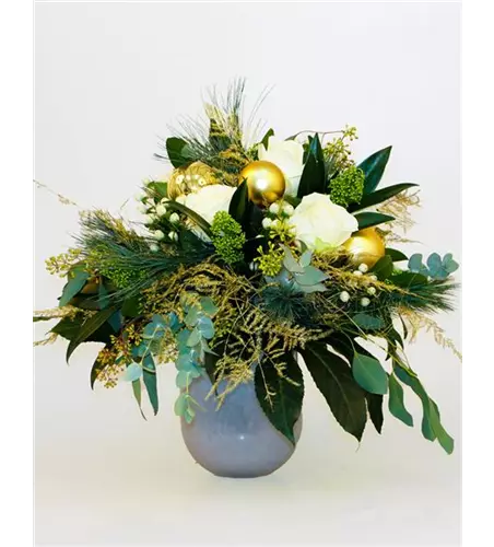 Weihnachtsstrauß "Schneeflöckchen, Weißröckchen"