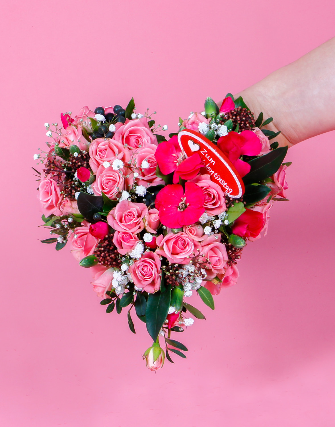 Blütenherz Valentinstag 'Herzensmensch'