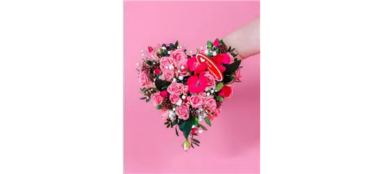 Blütenherz Valentinstag 'Herzensmensch'