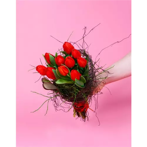 Blumenstrauß Valentinstag 'Feuriges Herz'