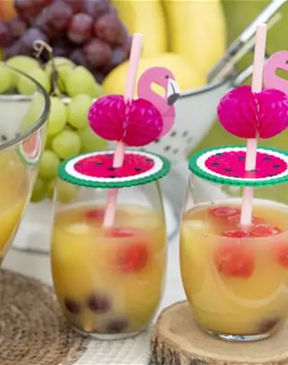 Bunte Abdeckung für coole Sommerdrinks