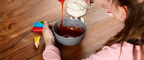 Coole Knete aus Duschgel