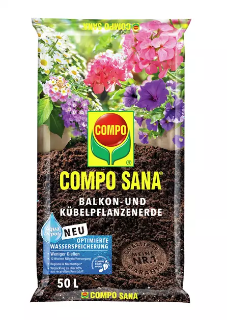 Balkon- und Kbelpflanzenerde, COMPO SANA