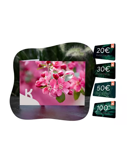 Motiv-Gutschein Blüte Pink