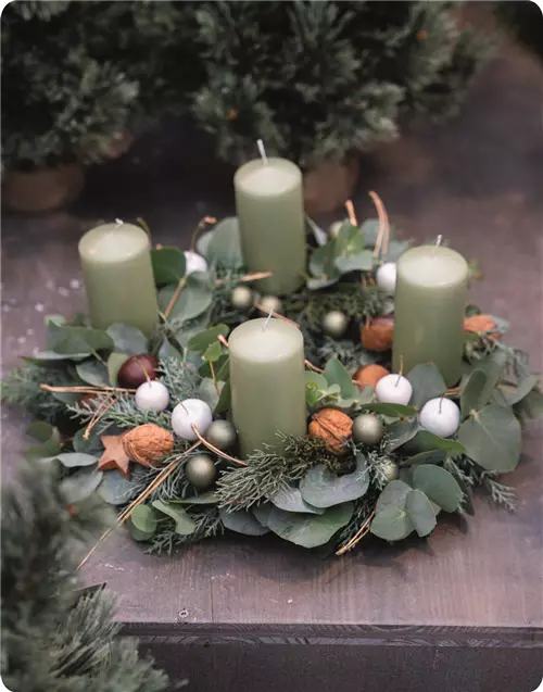 Workshop: Gesteckter Adventskranz