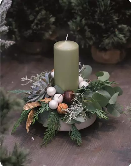 Workshop: Adventsgesteck Workshop: Adventsgesteck