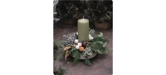 Workshop: Adventsgesteck