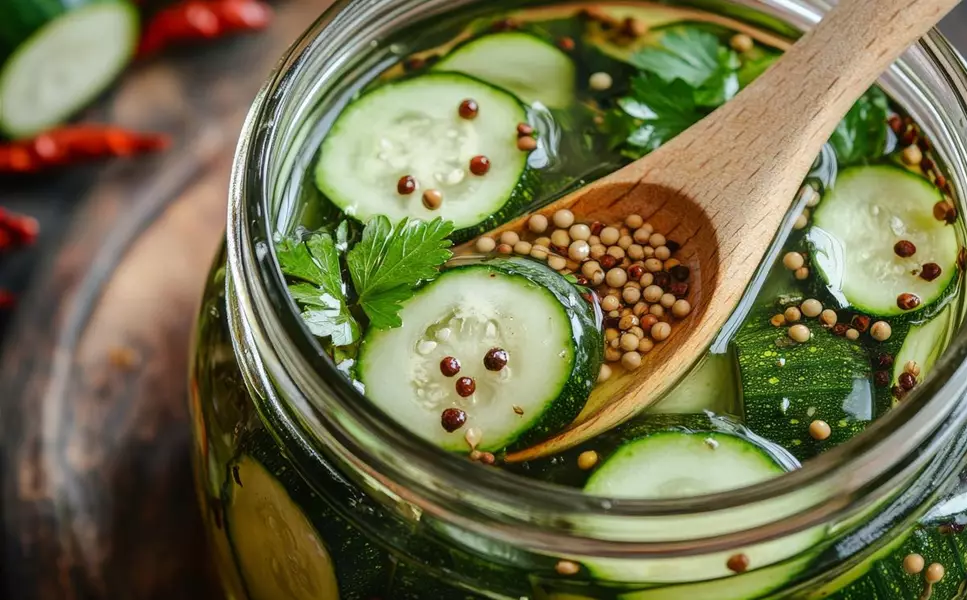 Kiefl-Rezept: - Zucchini süß-sauer einlegen