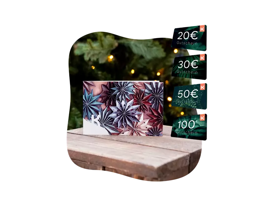 Motiv-Gutschein Papiersterne 