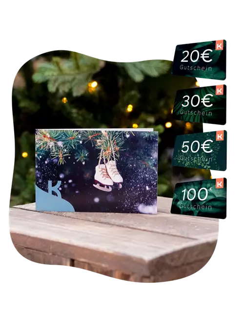 Motiv-Gutschein Schlittschuhe