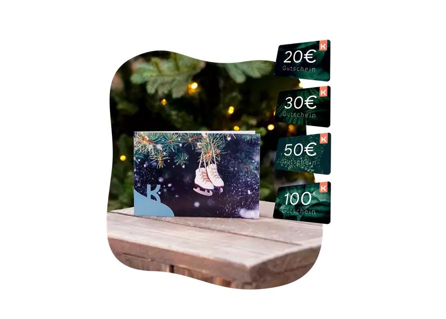 Motiv-Gutschein Schlittschuhe