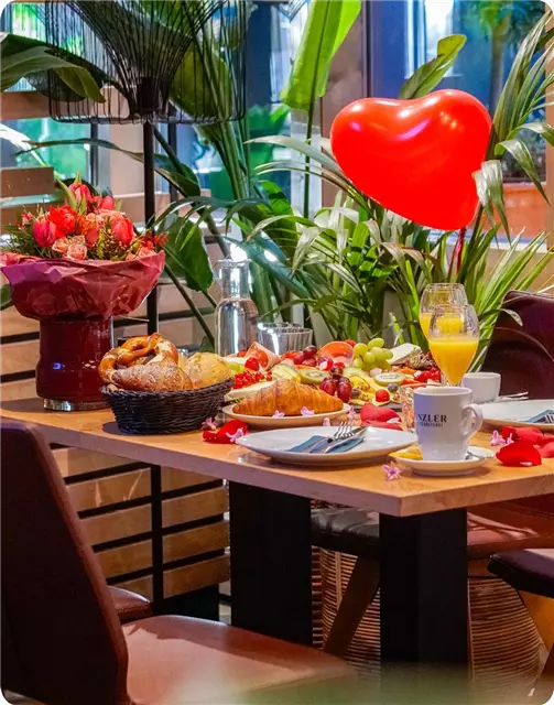 Valentinstag-Frühstück Upgrade