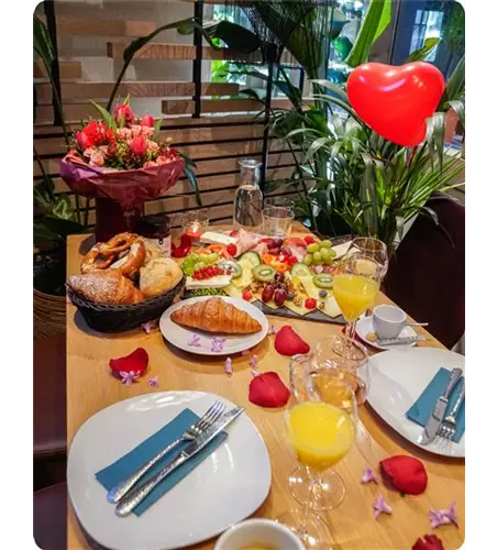 Valentinstag-Frühstück Upgrade