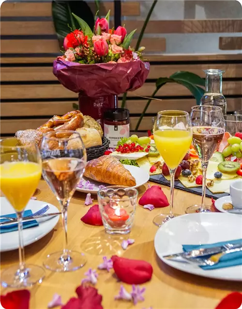 Valentinstag-Frühstück Upgrade