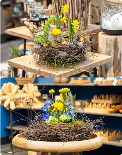 Floristik Workshop Osternest
