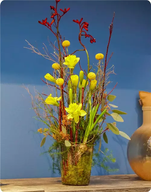 Floristik Workshop Frühlingshaftes Gesteck