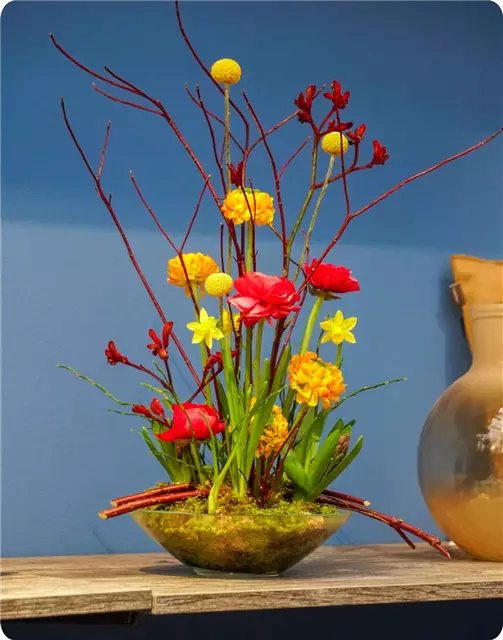 Floristik Workshop Frühlingshaftes Gesteck