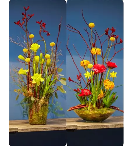 Floristik Workshop Frühlingshaftes Gesteck