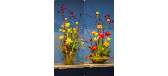 Floristik Workshop Frühlingshaftes Gesteck