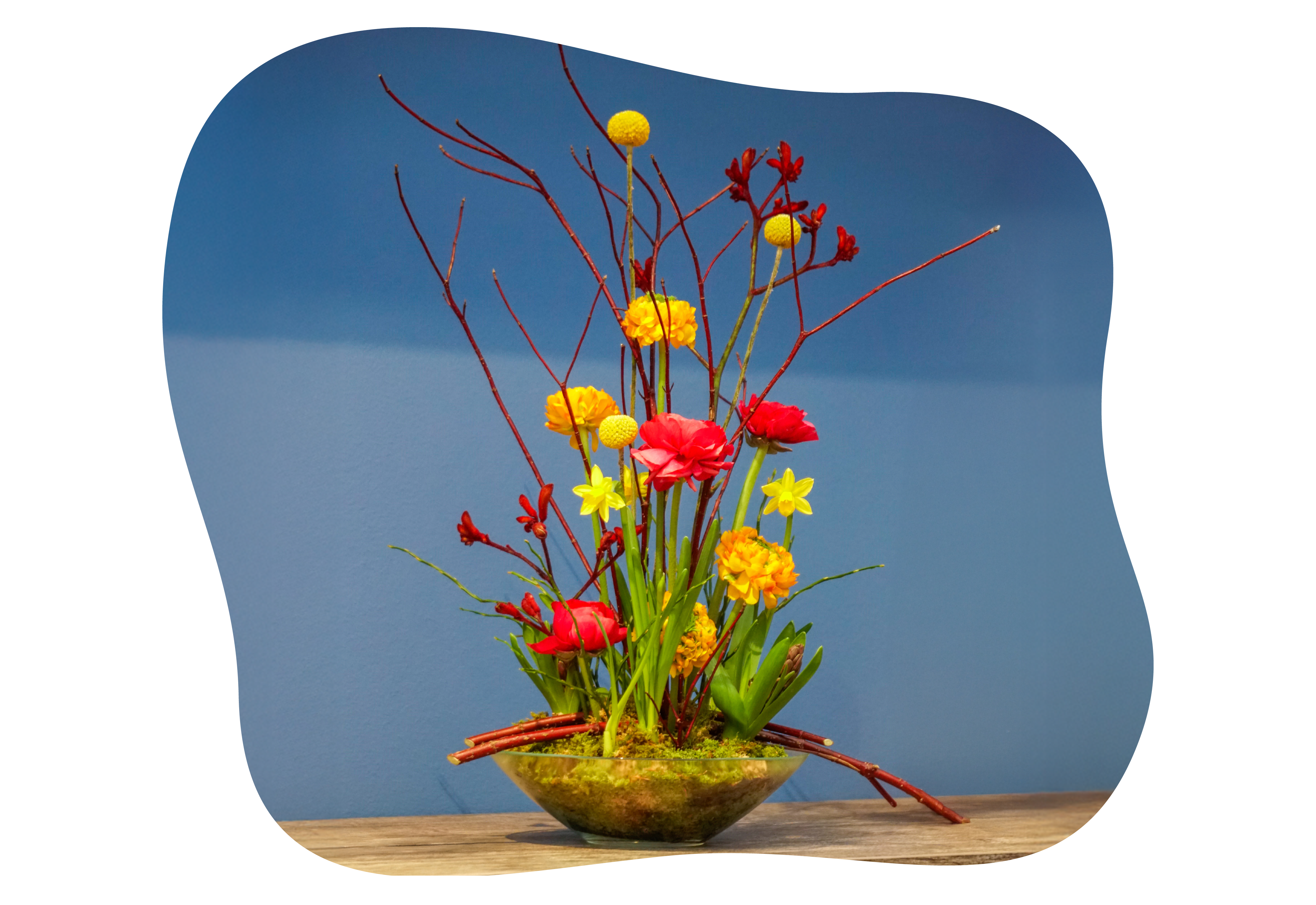 Jetzt Ticket sichern: - Frühlingshaftes Gesteck