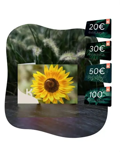 Motiv-Gutschein Sonnenblume