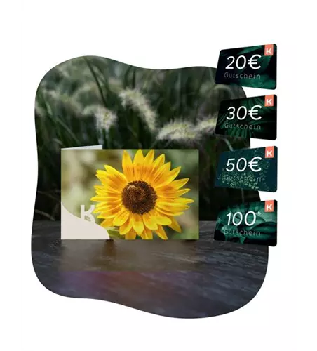 Motiv-Gutschein Sonnenblume