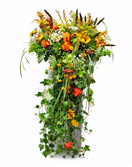 Urnenkranz 'Hailey', abfließend