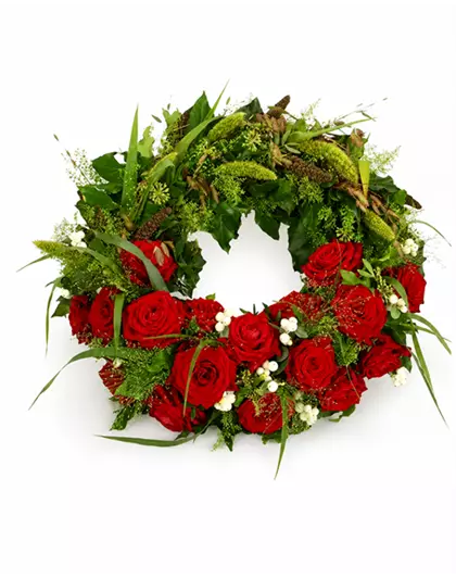 Urnenkranz 'Rot'