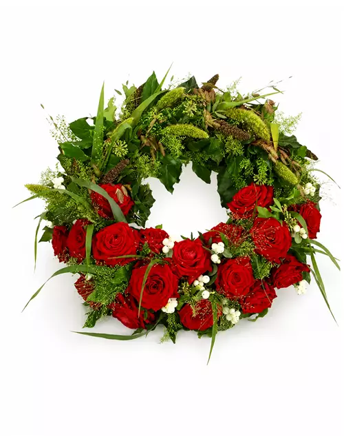 Urnenkranz 'Rot'