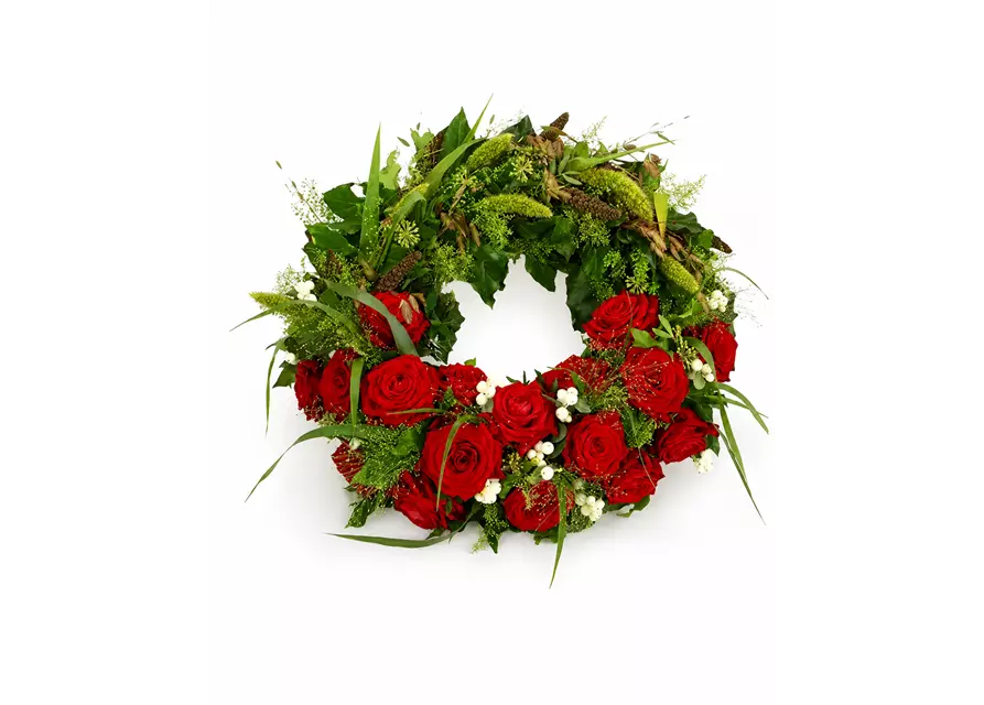 Urnenkranz 'Rot'