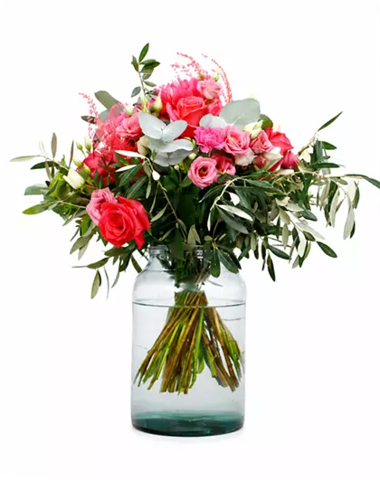 Blumenstrauß 'Eukalyptusrosen'