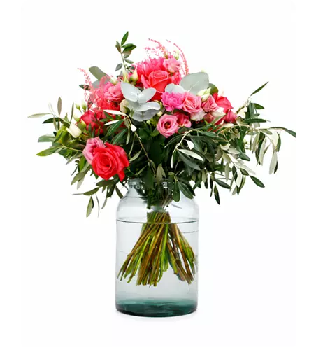 Blumenstrauß 'Eukalyptusrosen'