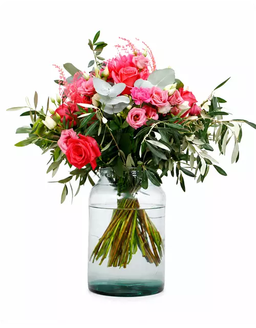 Blumenstrauß 'Eukalyptusrosen'