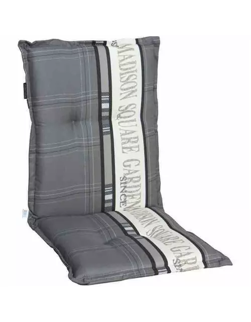 Madison Auflage für Niederlehner 110 cm x 50 cm grau-creme