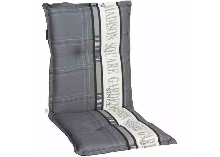 Madison Auflage für Niederlehner 110 cm x 50 cm grau-creme