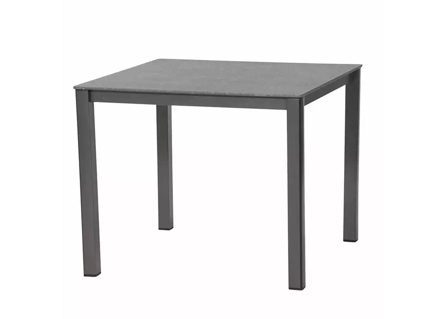 MWH Gartentisch Creatop Elements 90x90x74 cm grau