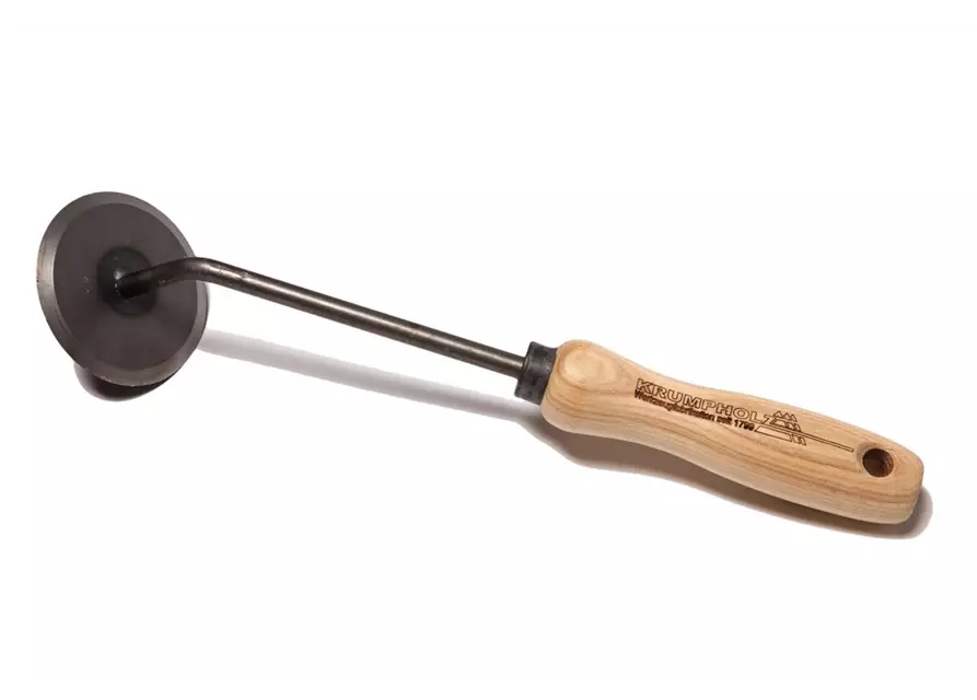 Gartendisk (Unkrautmesser) mit Eschengriff