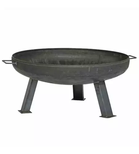 Siena Garden Feuerschale XXL anthrazit Ø 85cm Stahl